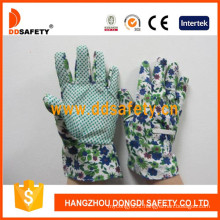 Kids Gloves with Green Dots on Palm Dgk114